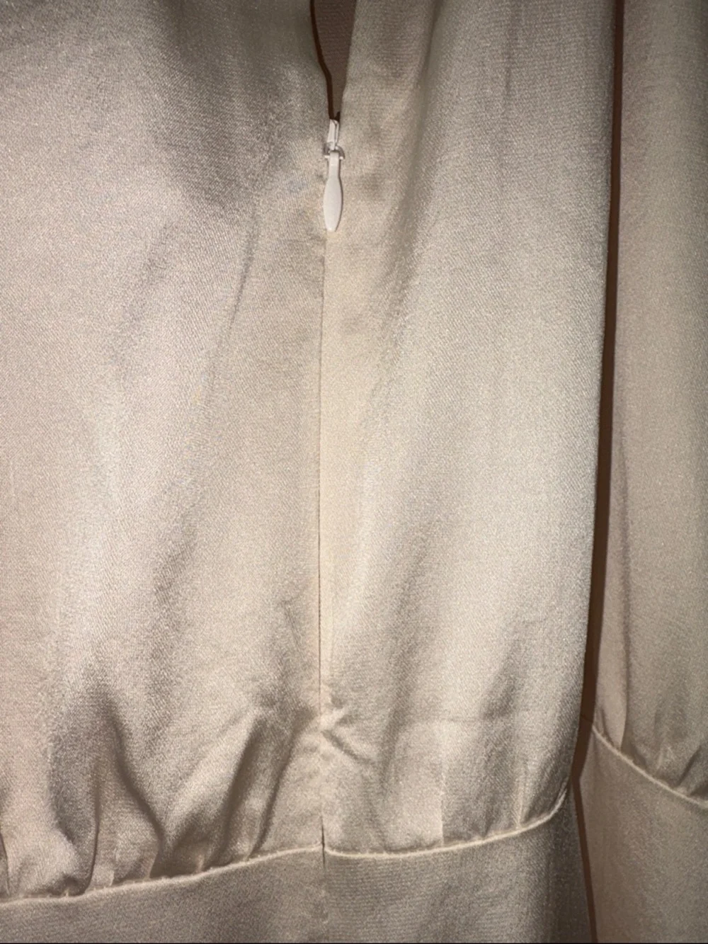 Express ivory(cream) High-Neck Midi Dress - Picture 5 of 5